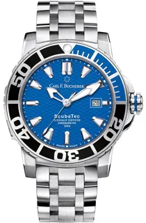 Carl F. Bucherer Patravi ScubaTec 00.10632.23.53.21 44.5mm Stainless steel Blue