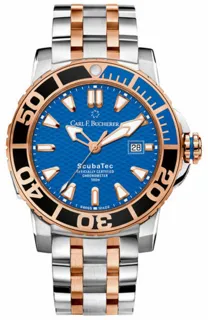 Carl F. Bucherer Patravi ScubaTec 00.10632.24.53.21 44.5mm Stainless steel Blue