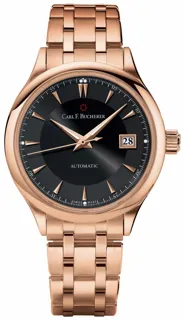 Carl F. Bucherer Manero 00.10908.03.33.21 38mm Rose gold Black