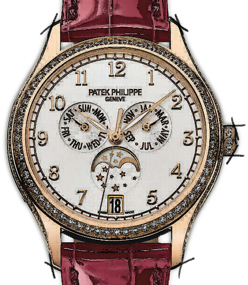 Patek Philippe Annual Calendar 4947R-001 38mm Rose gold Silver