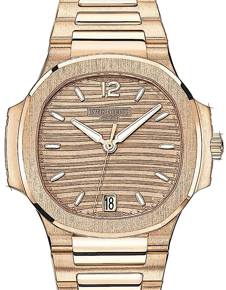 Patek Philippe Nautilus 7118/1R-010 35mm Rose gold Brown