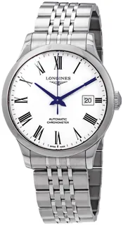 Longines Record L2.820.4.11.6 | Stainless steel