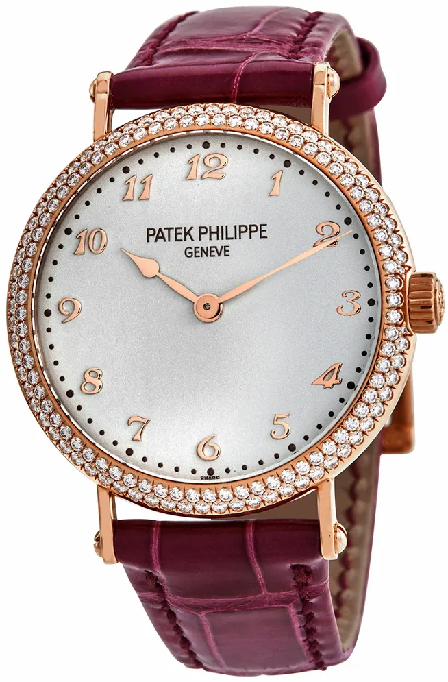 Patek Philippe Calatrava 7200/200R-001 34.5mm Rose gold Silver