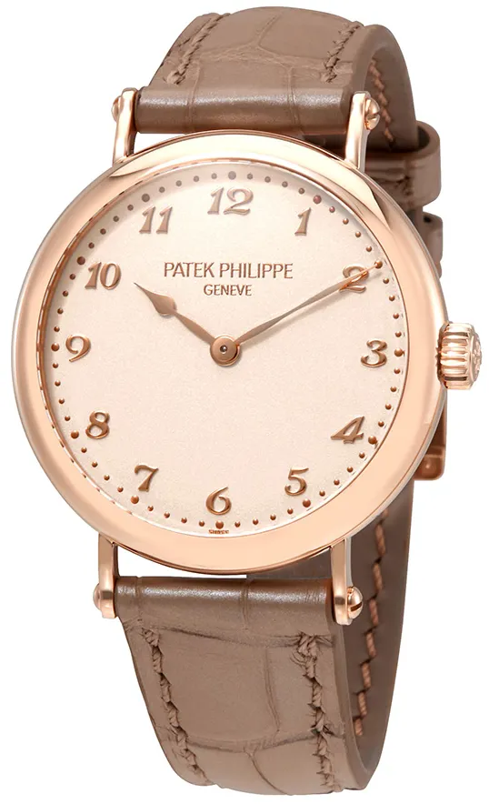 Patek Philippe Calatrava 7200R-001 34.5mm Rose gold Cream