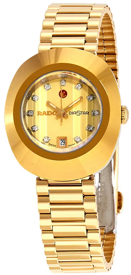 Rado Original R12416633 34mm Yellow gold White Mother of Pearl