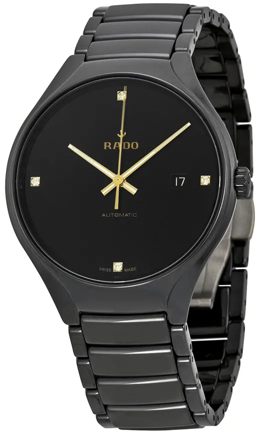 Rado True R27056712 40mm Black ceramic Black