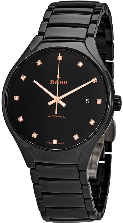 Rado True R27056732 40mm Black ceramic Black