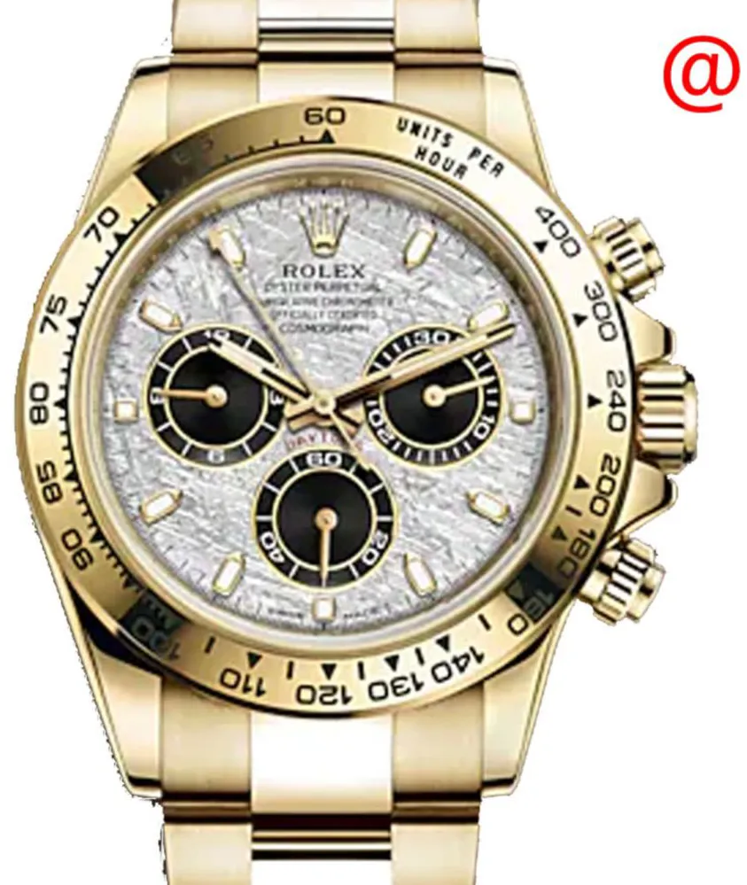 Rolex Cosmograph Daytona 116508MTSO 40mm Yellow gold Black and Meteorite