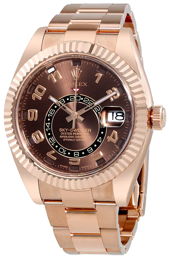 Rolex Sky-Dweller 326935CHAO 42mm Yellow gold Brown