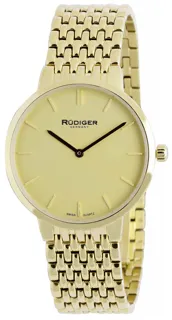 Rüdiger Kassel R2400-02-002B 36mm Stainless steel Golden