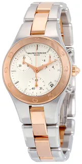 Baume & Mercier Linea 10016 Rose gold and Stainless steel Silver