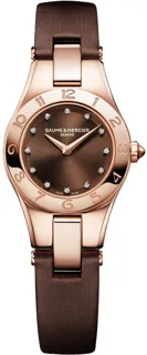 Baume & Mercier Linea 10090 Rose gold Brown