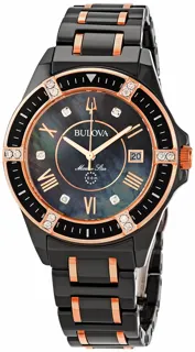 Bulova Marine Star 98R242 Ceramic Black