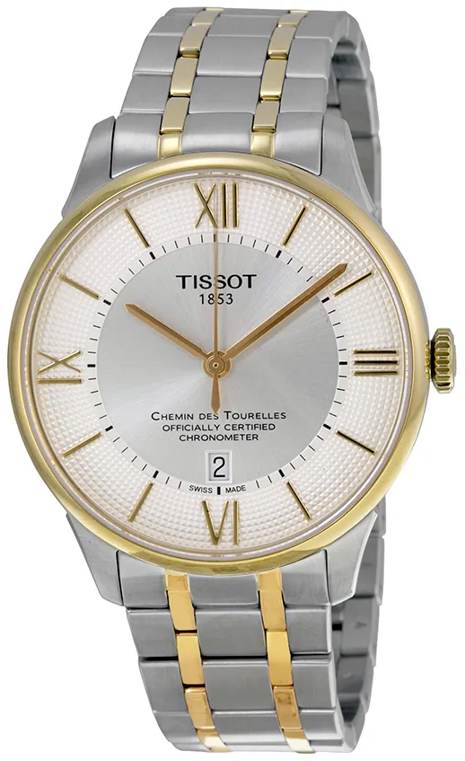 Tissot Chemin Des Tourelles T099.408.22.038.00 42mm Stainless steel Silver