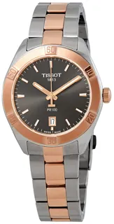 Tissot PR 100 T101.910.22.061.00 Rose gold and Stainless steel Gray