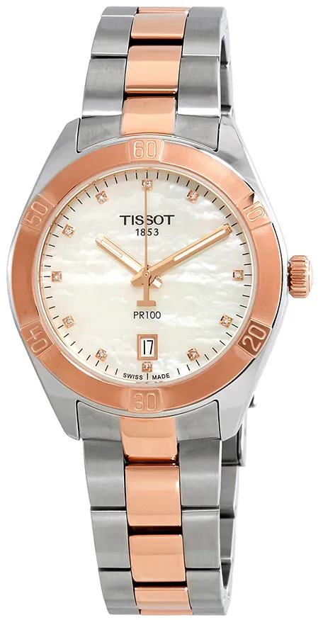 Tissot PR 100 T101.910.22.116.00 36mm Stainless steel White Mother of Pearl