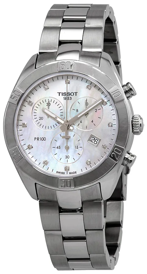 Tissot PR 100 T101.917.11.116.00 38mm Stainless steel White Mother of Pearl