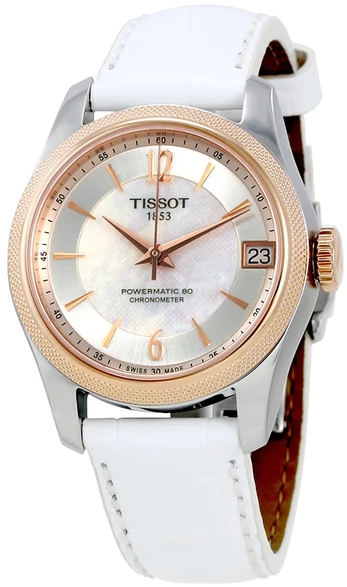 Tissot Ballade Powermatic 80 COSC T108.208.26.117.00 30mm Stainless steel White