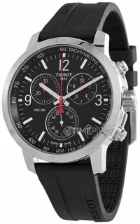 Tissot PRC T114.417.17.057.00 Stainless steel Black