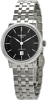 Tissot Carson T122.207.11.051.00 Stainless steel Black