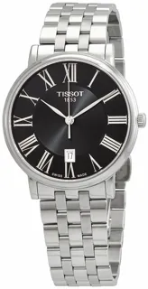 Tissot Carson T122.410.11.053.00 Stainless steel Black