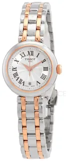 Tissot T-Lady T1260102201301 Rose gold and Stainless steel White