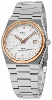 Tissot T-Classic T1374072103100 Rose gold and Stainless steel Silver