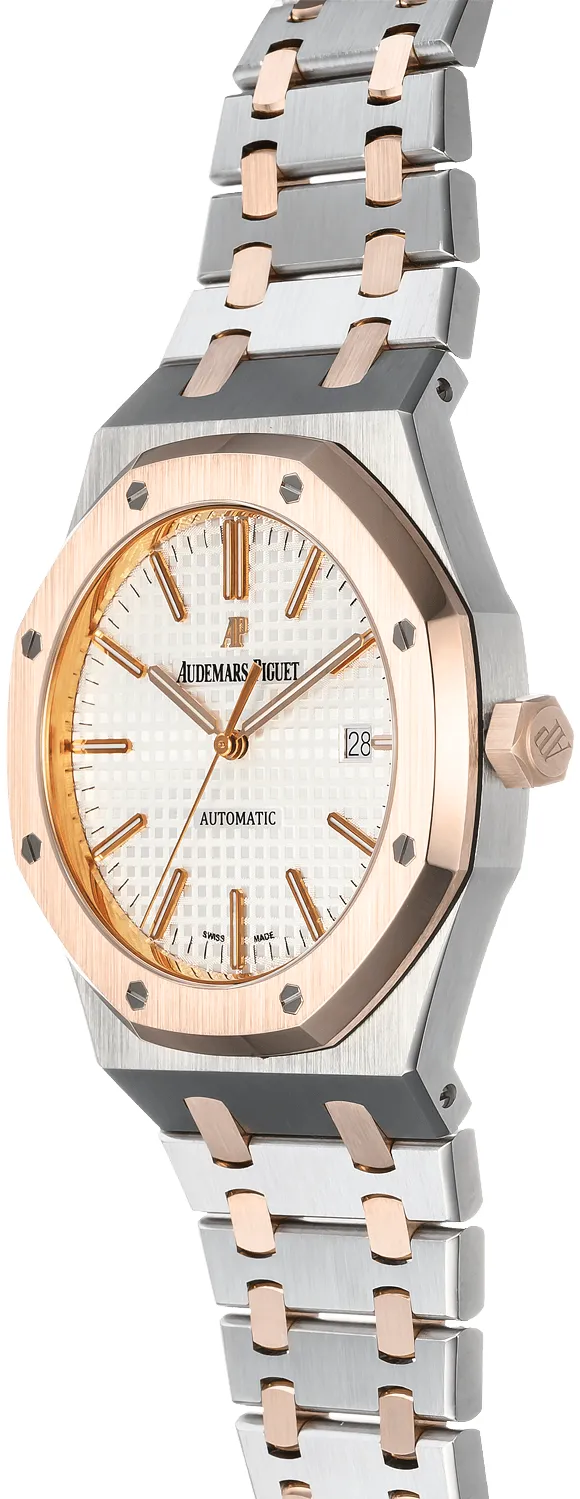 Audemars Piguet Royal Oak 15400SR.OO.1220SR.01 41mm Rose gold and Stainless steel Silver 4