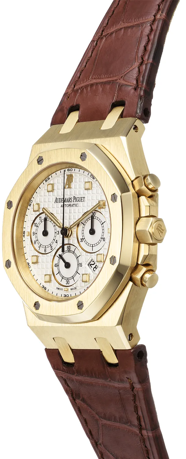 Audemars Piguet Royal Oak 26022BA.OO.D088CR.01 39mm Yellow gold Silver Gray 2