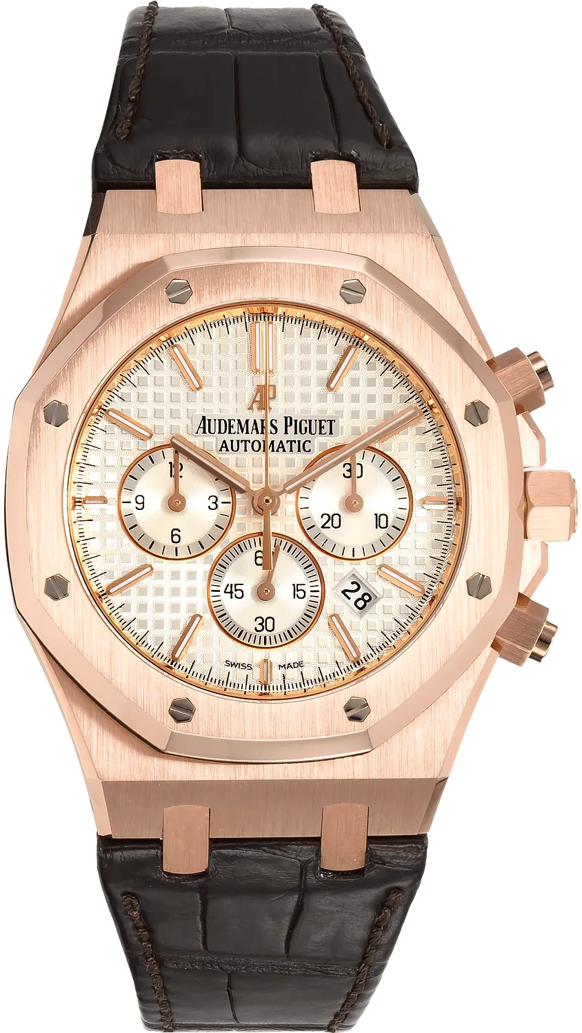 Audemars Piguet Royal Oak 26320OR.OO.D088CR.01 41mm Rose gold Silver