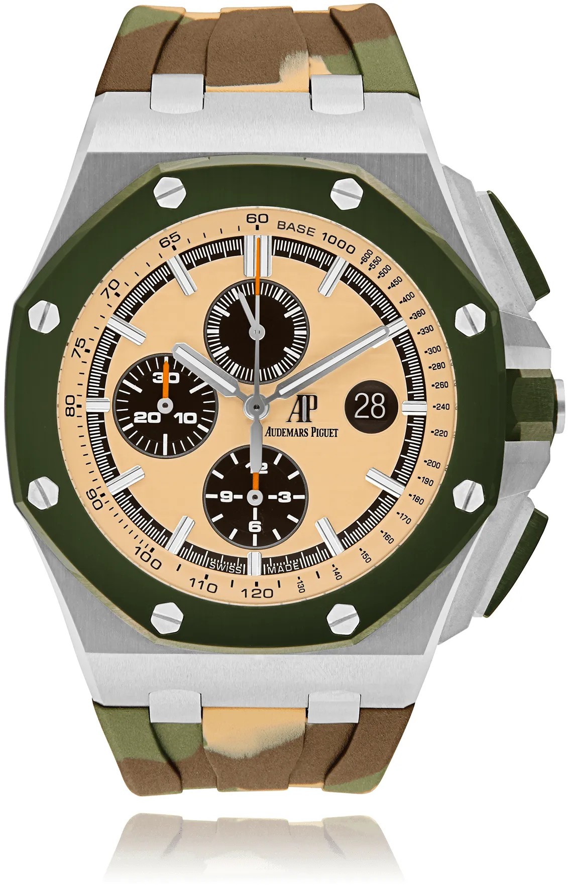 Audemars Piguet Royal Oak Offshore 26400SO.OO.A054CA.01 44mm Stainless steel Beige