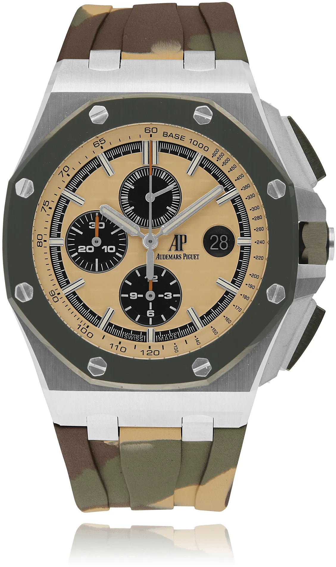 Audemars Piguet Royal Oak Offshore 26400SO.OO.A054CA.01 44mm Stainless steel Beige