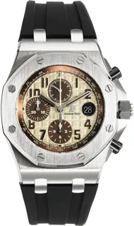 Audemars Piguet Royal Oak Offshore 26470ST.OO.A801CR.01 Ceramic and Stainless steel Beige