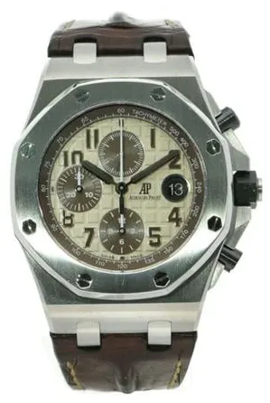 Audemars Piguet Royal Oak Offshore 26470ST.OO.A801CR.01 42mm Stainless steel Beige