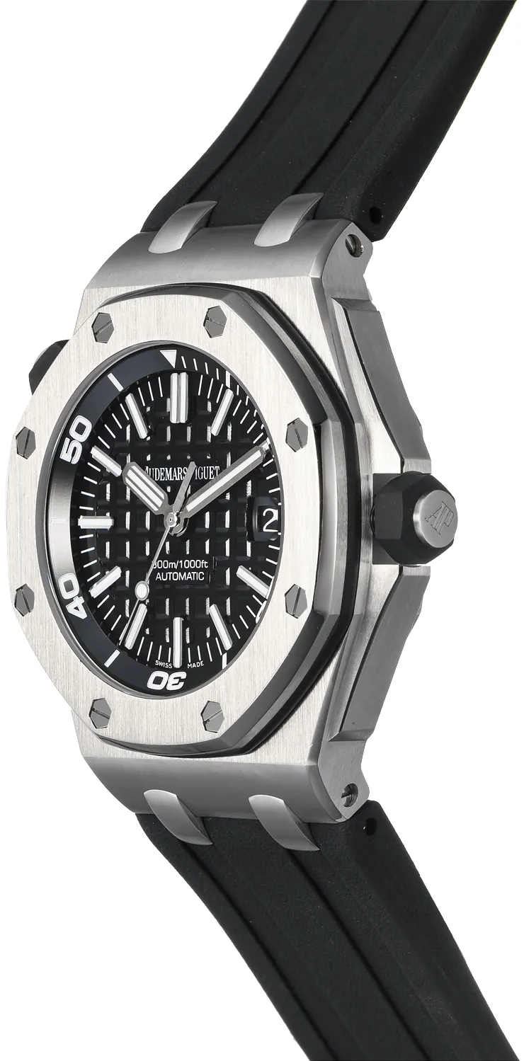 Audemars Piguet Royal Oak Offshore Diver 15703ST.OO.A002CA.01 42mm Stainless steel Black 1