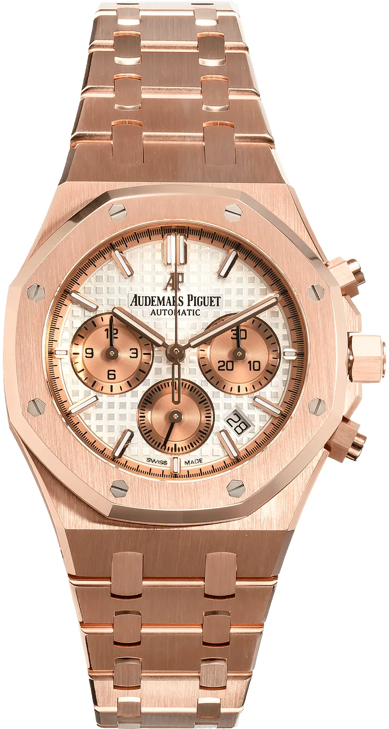 Audemars Piguet Royal Oak 26315OR.00.1256OR.01 38mm Rose gold Silver Gray