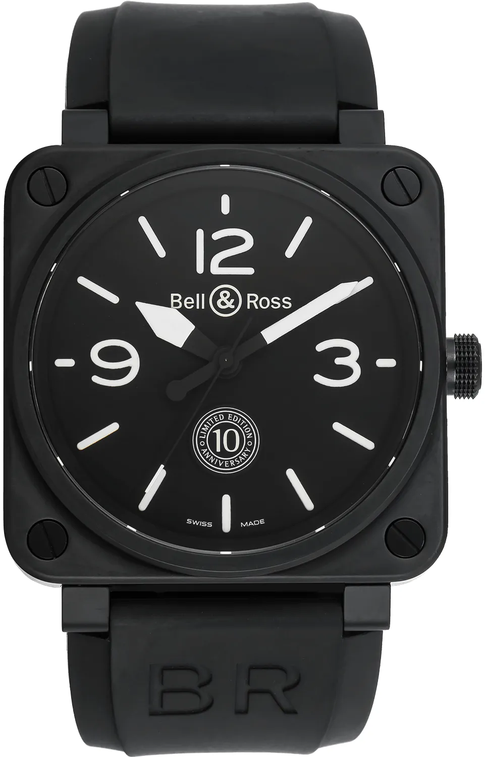 Bell & Ross Instruments BR0192-10TH-CE 46mm Stainless steel Black