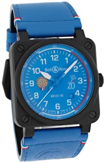 Bell & Ross BR039 BR0392-PAF7-CE/SCA Ceramic Blue