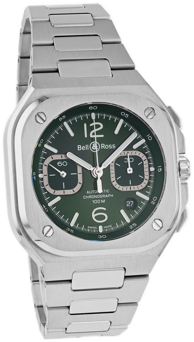 Bell & Ross Urban BR05C-GN-ST/SST 42mm Stainless steel Green