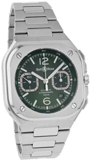 Bell & Ross BR05G BR05C-GN-ST/SST Stainless steel Green