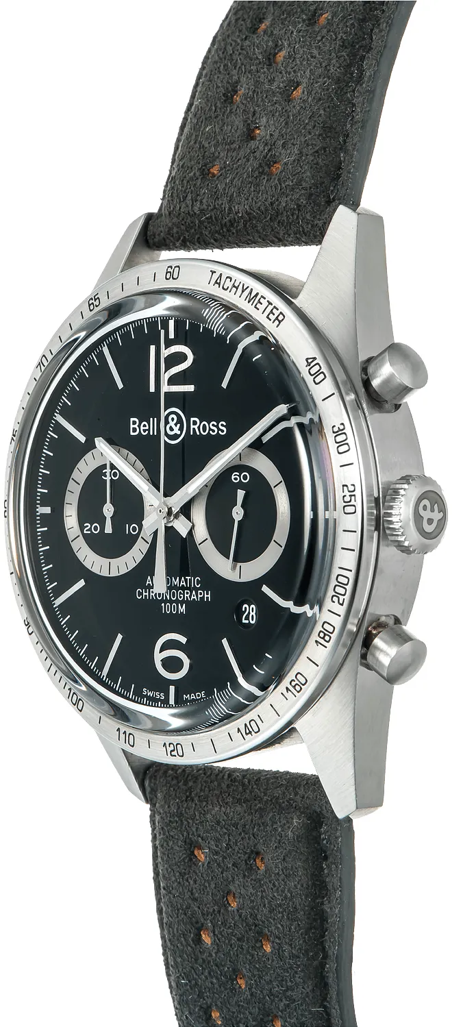 Bell & Ross BR 126 BRV126-BS-ST/SCA 42mm Stainless steel Black 1