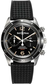 Bell & Ross Heritage BRV294-HER-ST/SRB 41mm Stainless steel Black