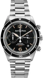 Bell & Ross BR V2-94 BRV294-HER-ST/SST 41mm Stainless steel Black