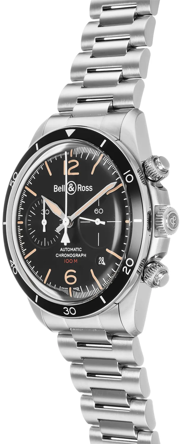 Bell & Ross Vintage BRV294-HER-ST/SST 41mm Stainless steel Black 1