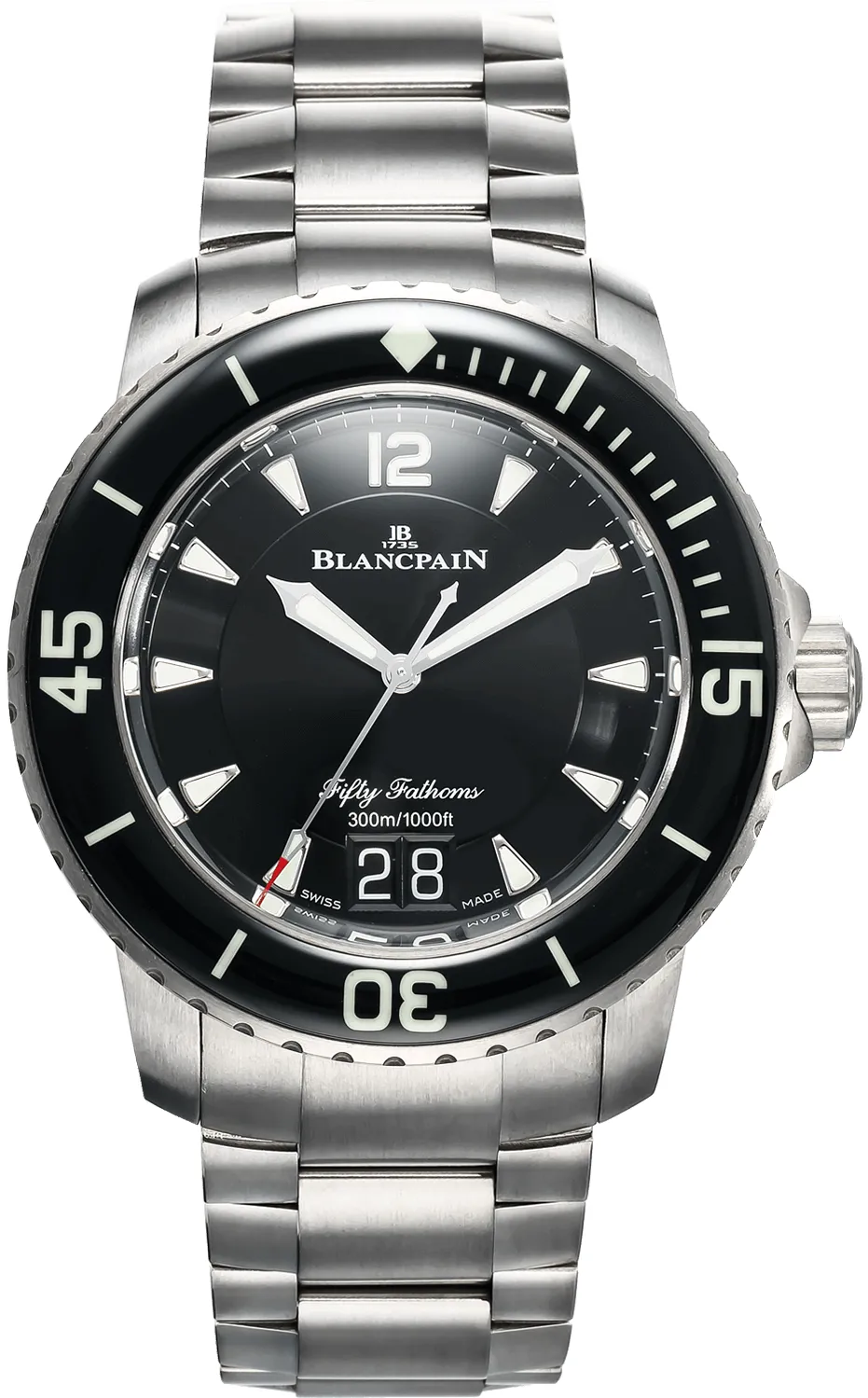 Blancpain Fifty Fathoms 5050 12B30 98B 45mm Titanium Black