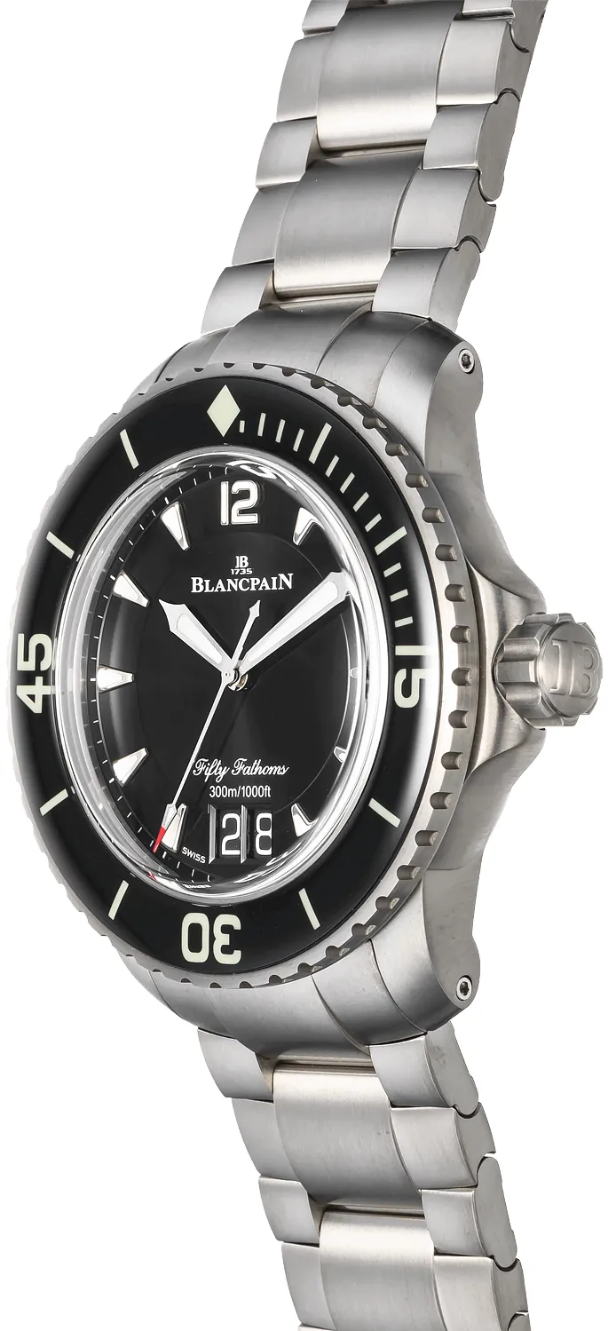 Blancpain Fifty Fathoms 5050 12B30 98B 45mm Titanium Black 1