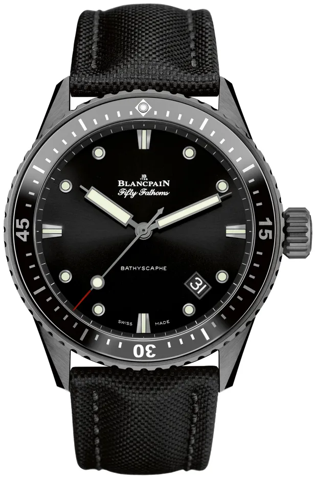 Blancpain Fifty Fathoms 5000-0130-B52A 43.6mm Ceramic Black