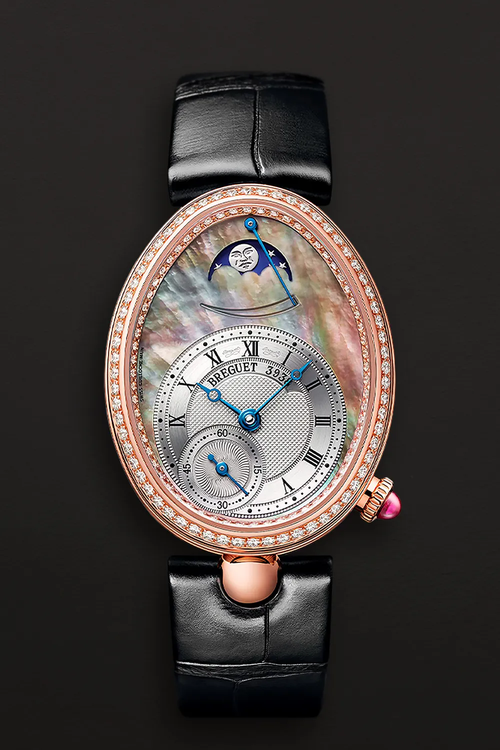 Breguet Reine de Naples 8908BR/5T/964/D00D3L 28.5mm Rose gold and Diamond silver and Mother of Pearl