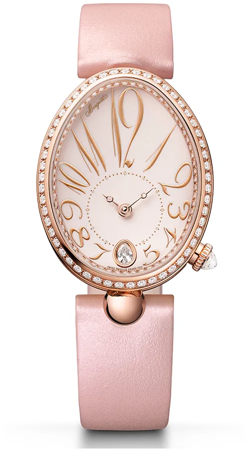 Breguet Reine de Naples 8918BR/2C/364/D00D 36.5mm Rose gold Pink