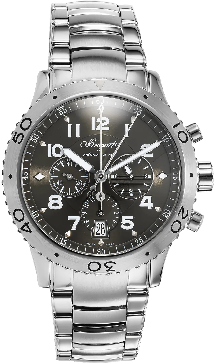 Breguet Type XXI 3810ST/92/SZ9 43mm Stainless steel Brown